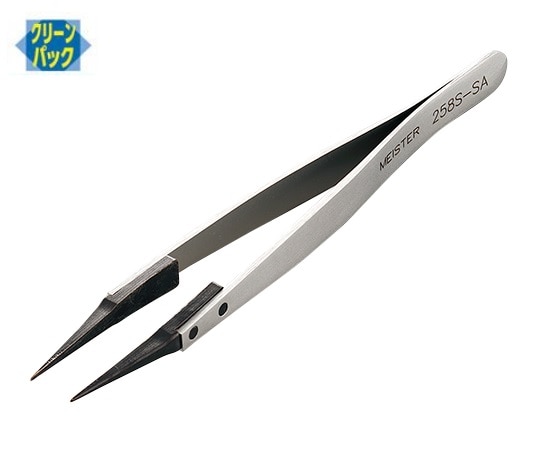 >RUBIS MEISTERピンセット　細　PEEK　258S/PEEK-SA 1本（ご注文単位1本）【直送品】