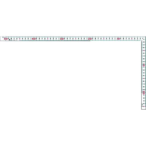 トラスコ中山 シンワ 曲尺＿ホワイト名作30cm表裏同目（ご注文単位1本）【直送品】