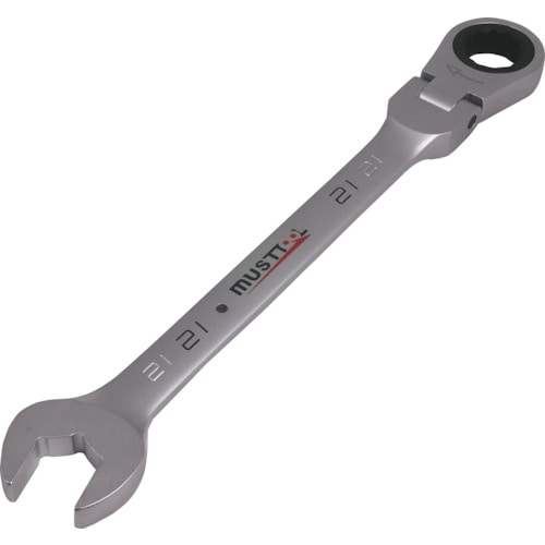 >トラスコ中山 MUSTTOOL シャークフレキギアレンチ 21mm MWS-F21（ご注文単位1個）【直送品】