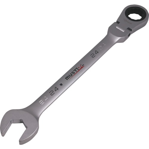 >トラスコ中山 MUSTTOOL シャークフレキギアレンチ 24mm MWS-F24（ご注文単位1個）【直送品】