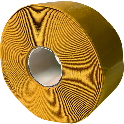 トラスコ中山 セーフラン 高耐久反射ラインテープ 100×2mm 20ｍ 黄（ご注文単位1巻）【直送品】