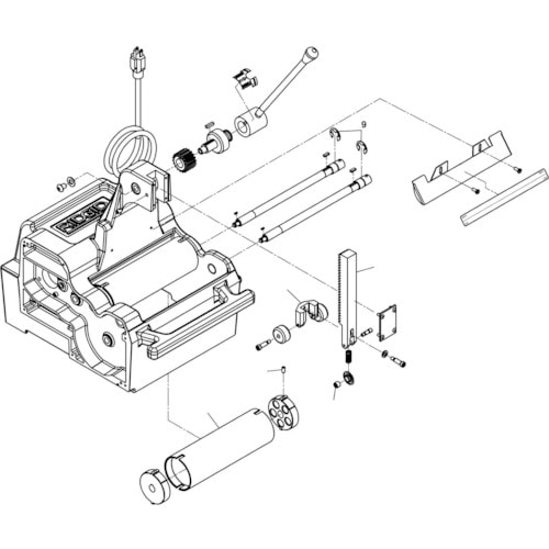 >トラスコ中山 RIDGID 高速管端処理機用パーツ 3 チューブローラー（ご注文単位1パック）【直送品】