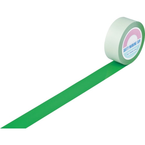 トラスコ中山 緑十字 ガードテープ(ラインテープ) 緑 ＧＴ-501Ｇ 50mm幅×100ｍ 屋内用（ご注文単位1巻）【直送品】