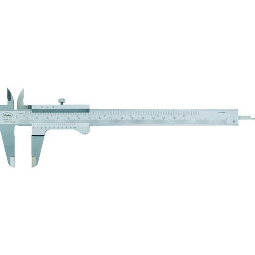 >トラスコ中山 マール 標準ノギス バーニヤ ノギス 測定範囲0～150mm 最小表示0.05mm(4100420)（ご注文単位1本）【直送品】