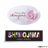 【オリジナル印刷】 特注シール（エンビ） 縦横の寸法合計80mm以内　100枚 フルカラー 1式