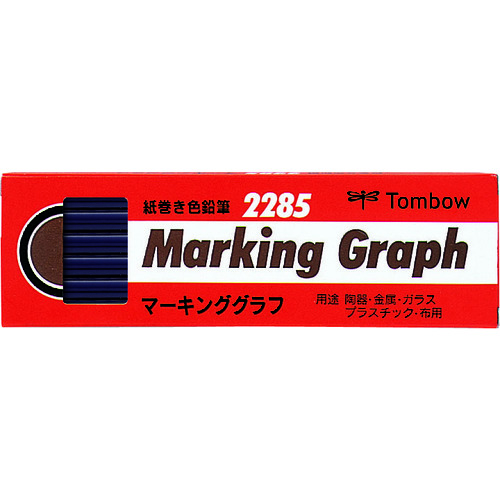 >トラスコ中山 Tombow マ-キンググラフ 藍色（ご注文単位1箱）【直送品】