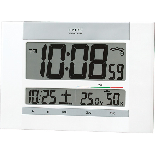 セイコー　掛置兼用デジタル時計 1個 (ご注文単位1個)【直送品】