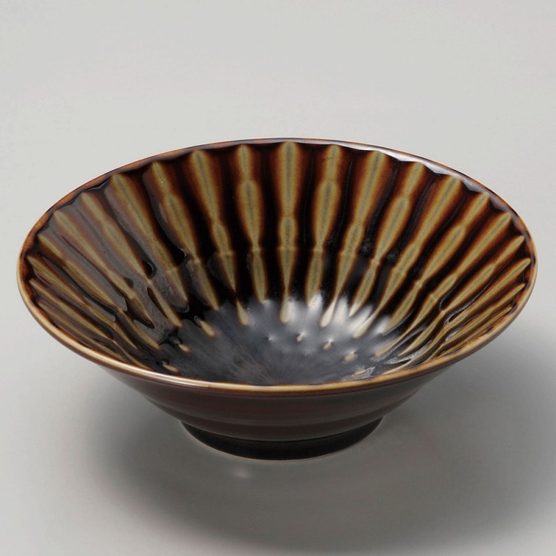 金正陶器 竹林アメ１６㎝鉢 1個（ご注文単位1個）【直送品】