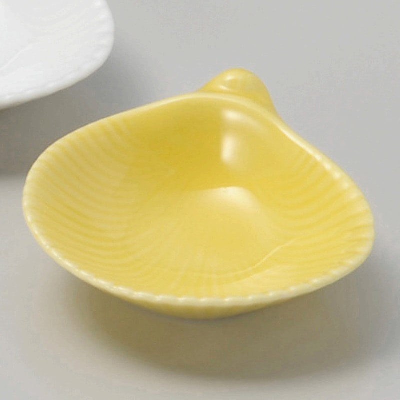 【直送品】金正陶器 ｓｈｅｌｌ 黄珍味 1個（ご注文単位1個）