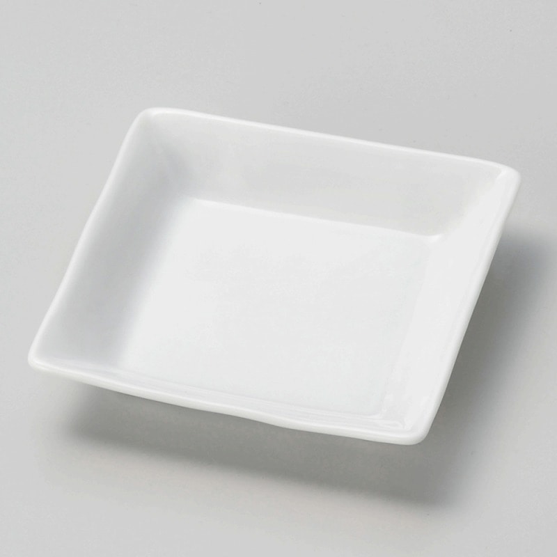 金正陶器 白１１.５㎝正角皿 1個（ご注文単位1個）【直送品】