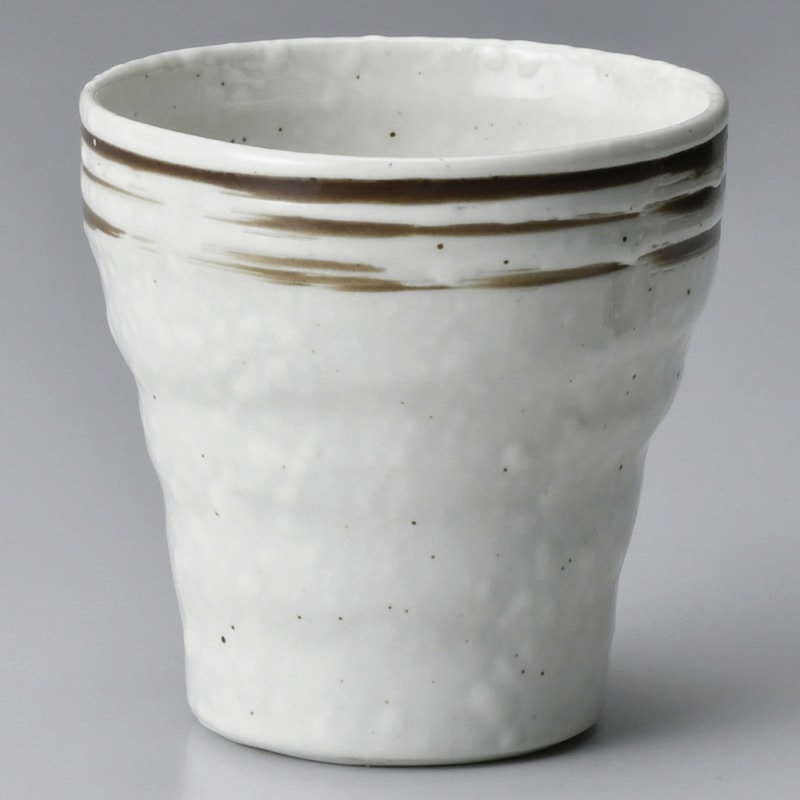 金正陶器 粉引刷毛フリーカップ 1個（ご注文単位1個）【直送品】