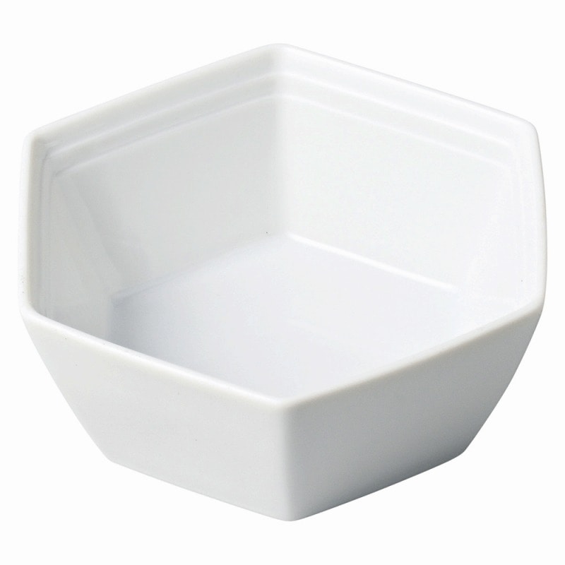 金正陶器 ホワイトヘキサゴン１１.５㎝ボウル 1個（ご注文単位1個）【直送品】