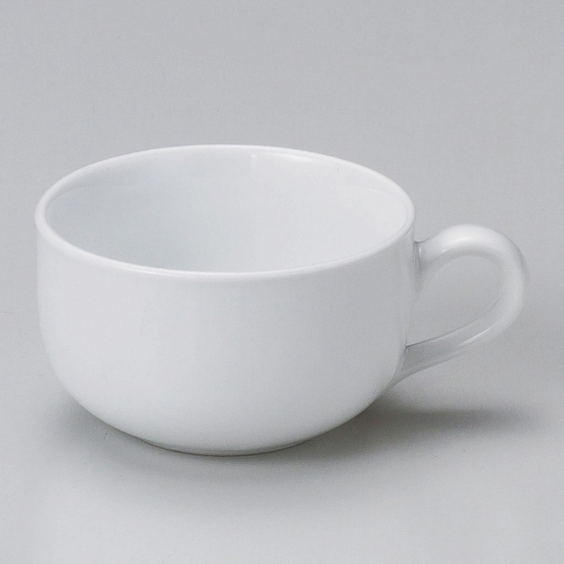 【直送品】金正陶器 ホワイティー片手スープカップ 1個（ご注文単位1個）