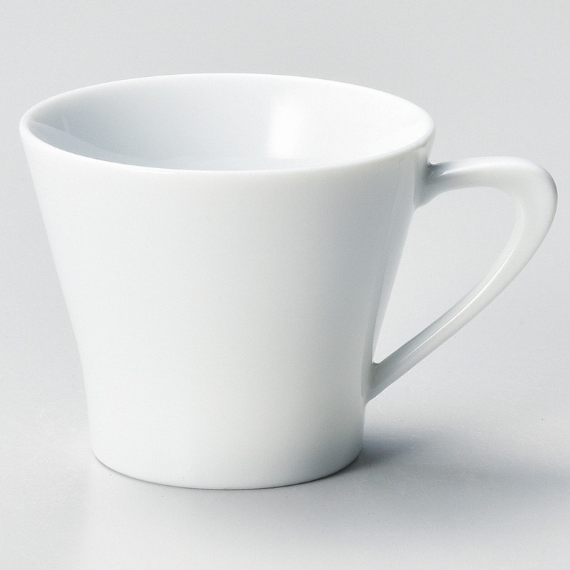 【直送品】金正陶器 白磁テーパーマグカップ 1個（ご注文単位1個）