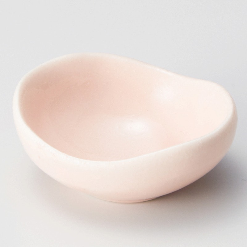 【直送品】金正陶器 たまご型珍味 桃 1個（ご注文単位1個）