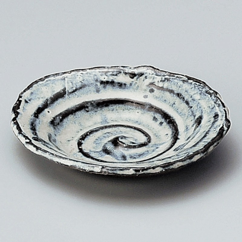金正陶器 手造りちぎり楕円小皿 1個（ご注文単位1個）【直送品】