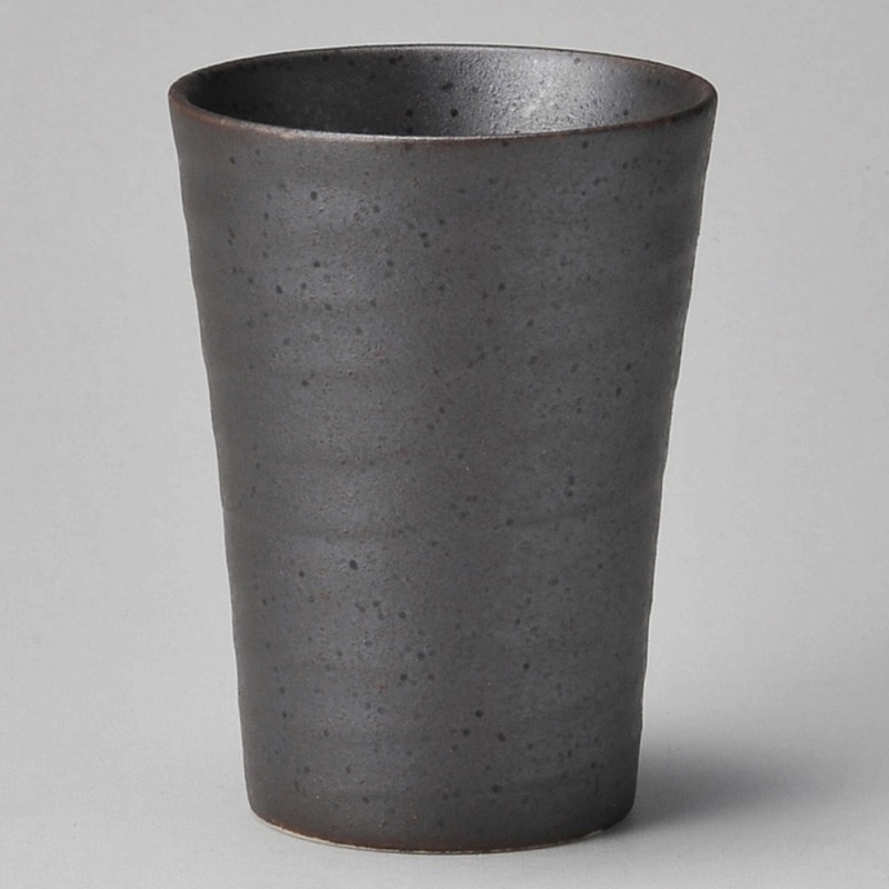 金正陶器 黒茶釉フリーカップ 1個（ご注文単位1個）【直送品】