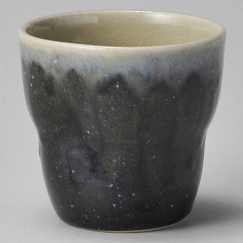 【直送品】金正陶器 藍流しっくりマルチカップ 1個（ご注文単位1個）