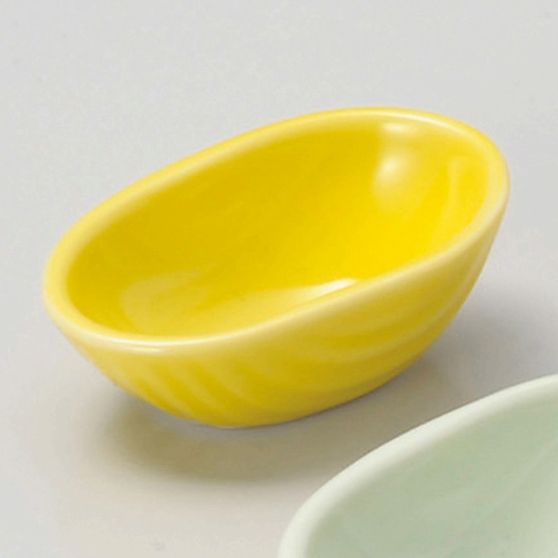 【直送品】金正陶器 黄釉豆鉢 1個（ご注文単位1個）