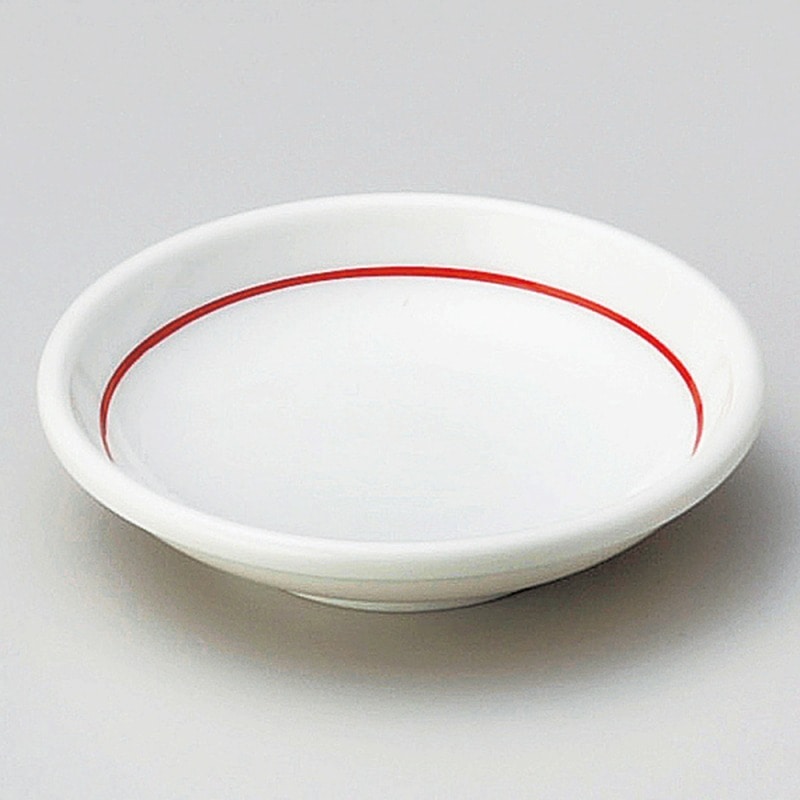 >【直送品】金正陶器 赤ライン３.０皿 1個（ご注文単位1個）