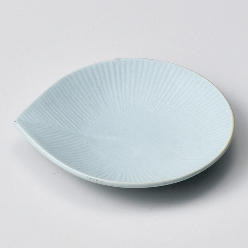 【直送品】金正陶器 モア淡ブルー１２.５㎝小皿 1個（ご注文単位1個）