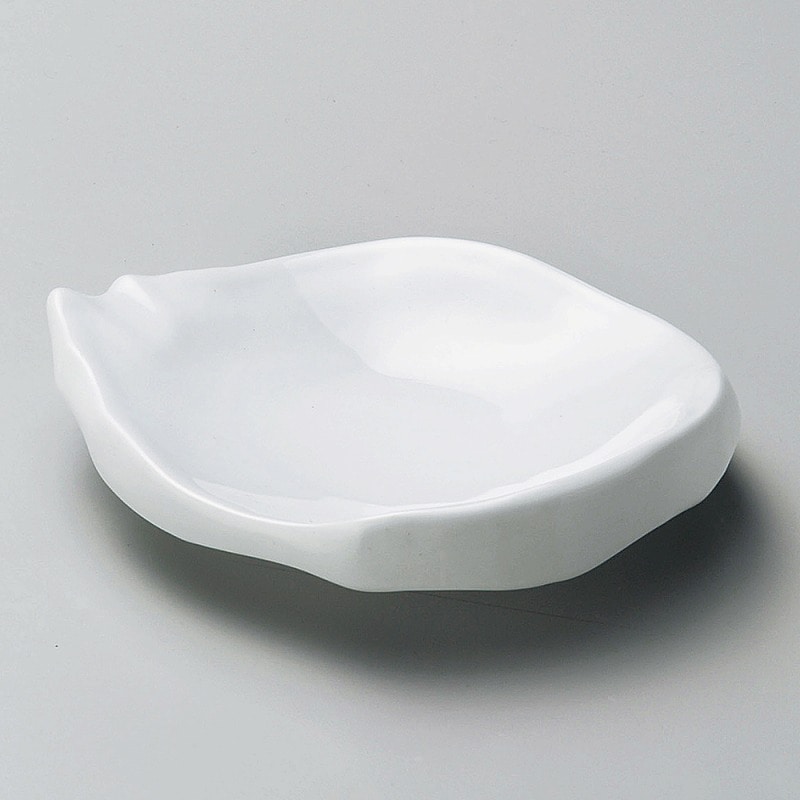 >金正陶器 強化白釉ちぎり４.５寸皿 1個（ご注文単位1個）【直送品】