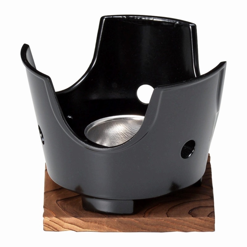 金正陶器 アルミコンロセット（黒）（燃料容器） 1個（ご注文単位1個）【直送品】