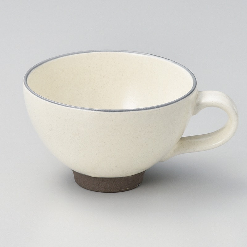 金正陶器 白瀬戸スープカップ 1個（ご注文単位1個）【直送品】