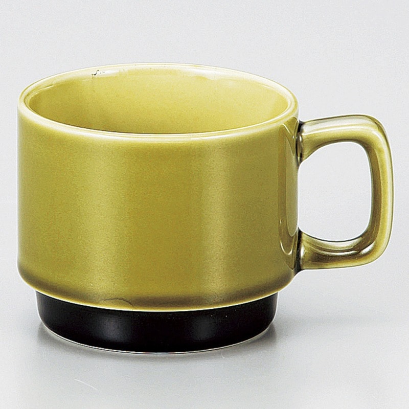 >【直送品】金正陶器 北欧グリーンコーヒー碗 1個（ご注文単位1個）