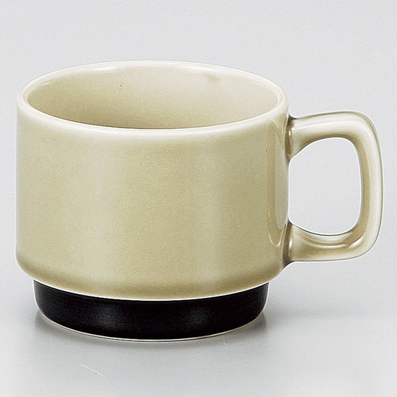 【直送品】金正陶器 北欧グレーコーヒー碗 1個（ご注文単位1個）