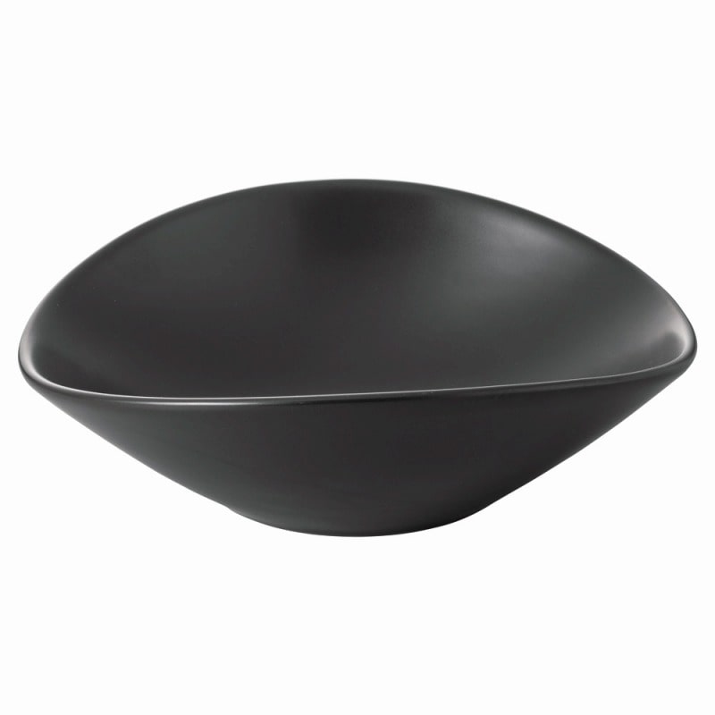 金正陶器 アーバン黒楕円鉢（Ｍ） 1個（ご注文単位1個）【直送品】