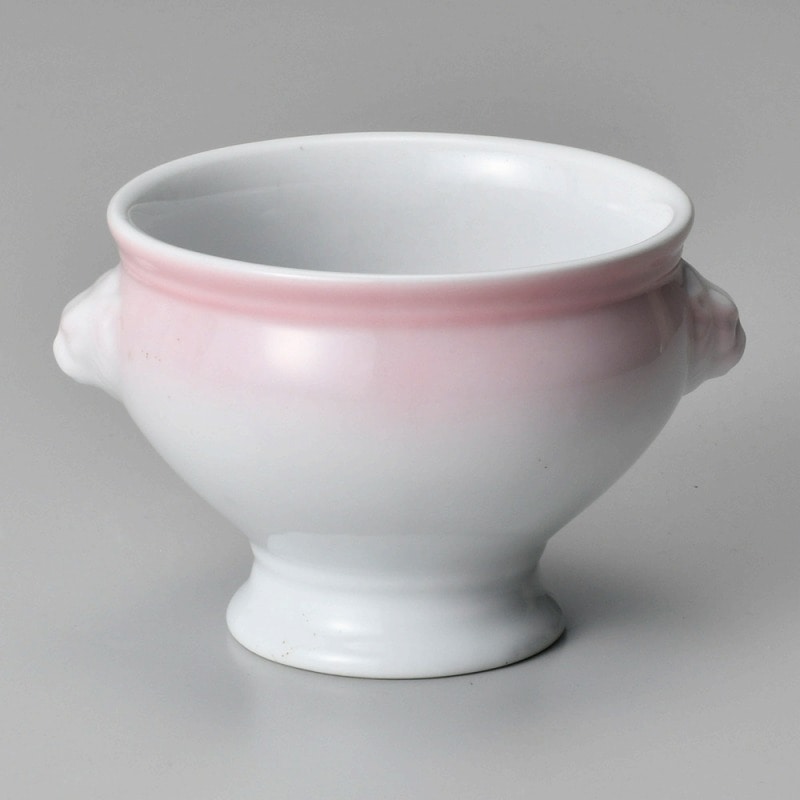 金正陶器 ピンク吹ライオントリフ（大） 1個（ご注文単位1個）【直送品】