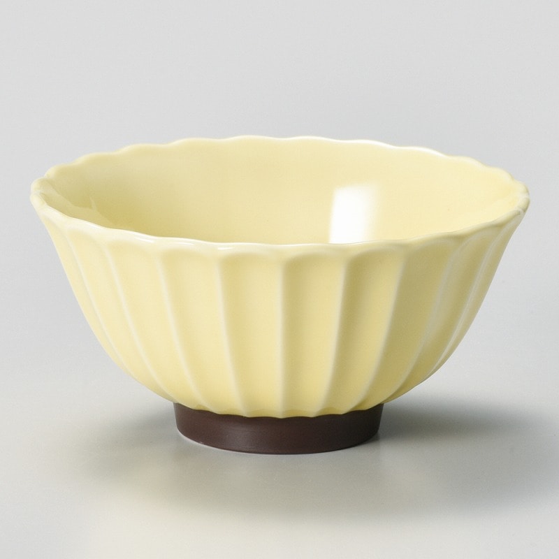 金正陶器 かすみ 黄 １１.５㎝ボウル 1個（ご注文単位1個）【直送品】