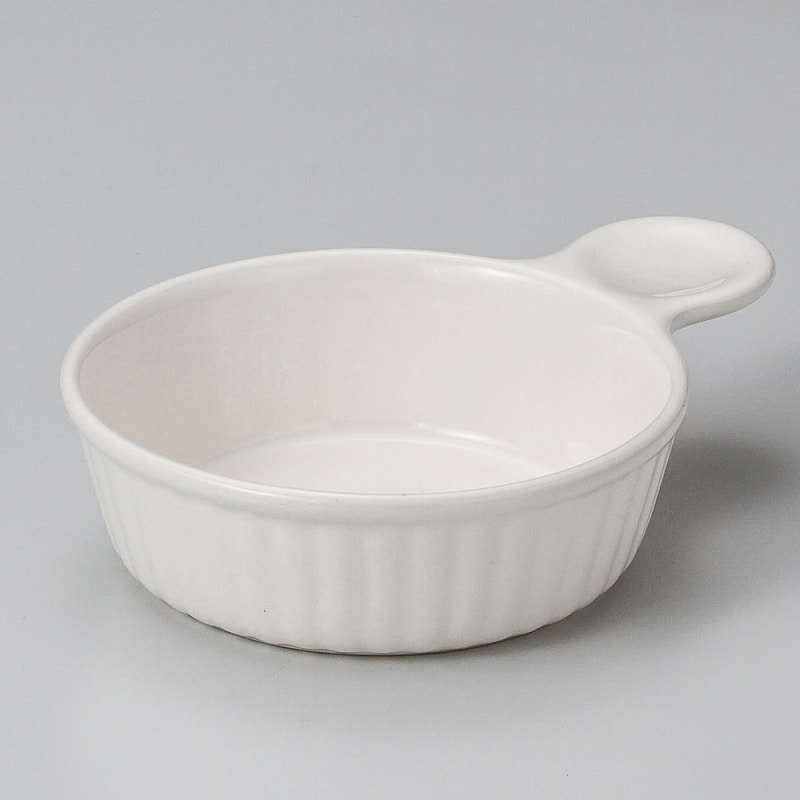 【直送品】金正陶器 乳白片手スープ 1個（ご注文単位1個）