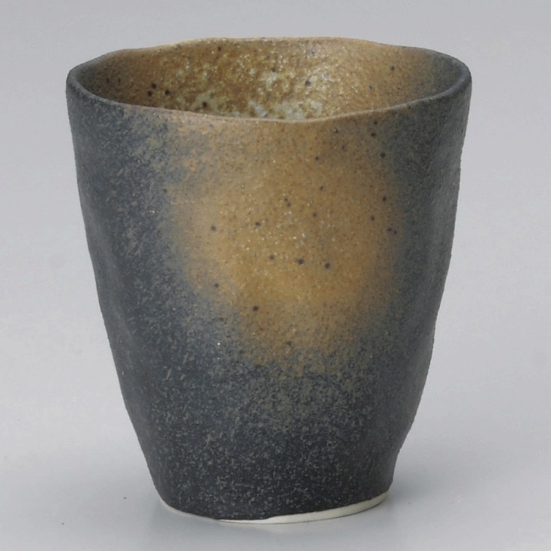金正陶器 黒備前フリーカップ 1個（ご注文単位1個）【直送品】