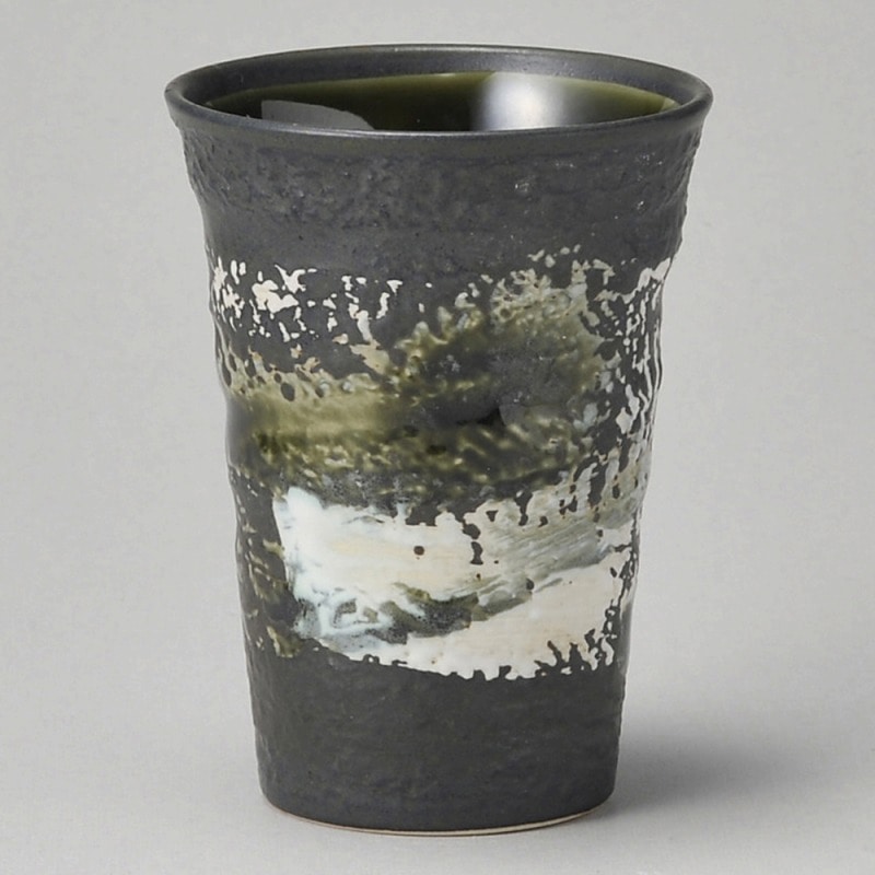 金正陶器 黒釉フリーカップ 1個（ご注文単位1個）【直送品】