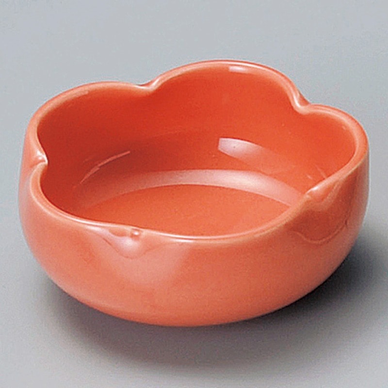金正陶器 ピンク梅型珍味 1個（ご注文単位1個）【直送品】