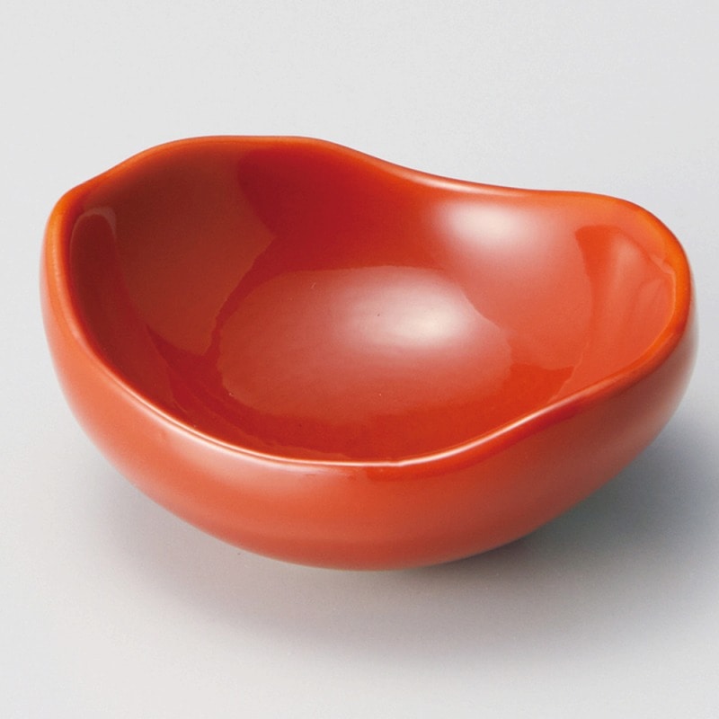 金正陶器 赤楕円珍味 1個（ご注文単位1個）【直送品】