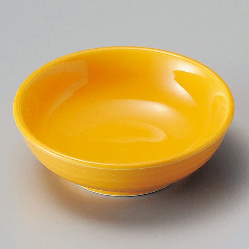 【直送品】金正陶器 オレンジ丸鉢 1個（ご注文単位1個）