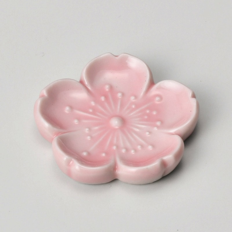 金正陶器 新桜箸置（ピンク） 1個（ご注文単位1個）【直送品】