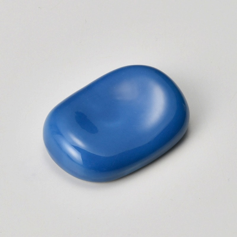 金正陶器 小判型（ブルー）箸置 1個（ご注文単位1個）【直送品】