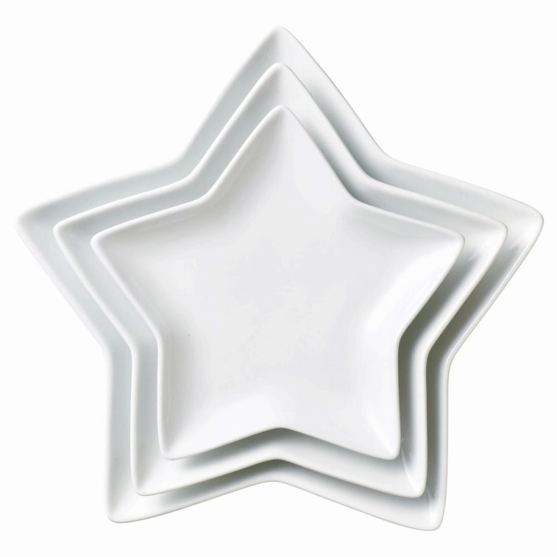 【直送品】金正陶器 ベーシック星型プレート（Ｓ） 1個（ご注文単位1個）