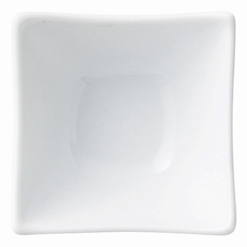 金正陶器 アーバンスイートミニ角鉢１Ｐ（白） 1個（ご注文単位1個）【直送品】