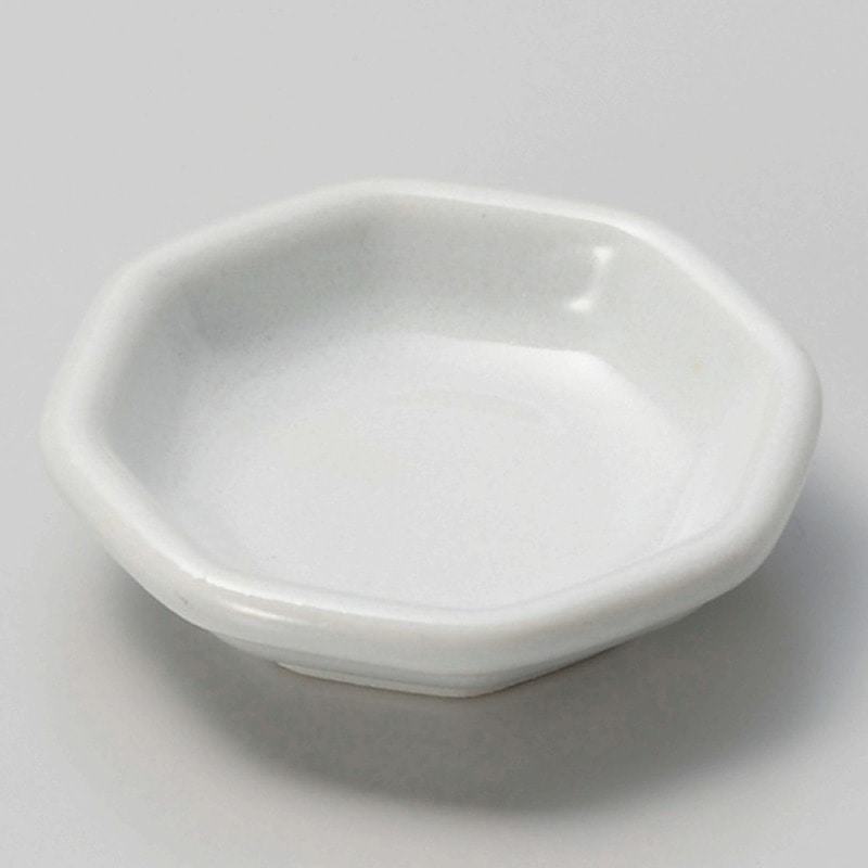 金正陶器 白マット 八角小皿 1個（ご注文単位1個）【直送品】
