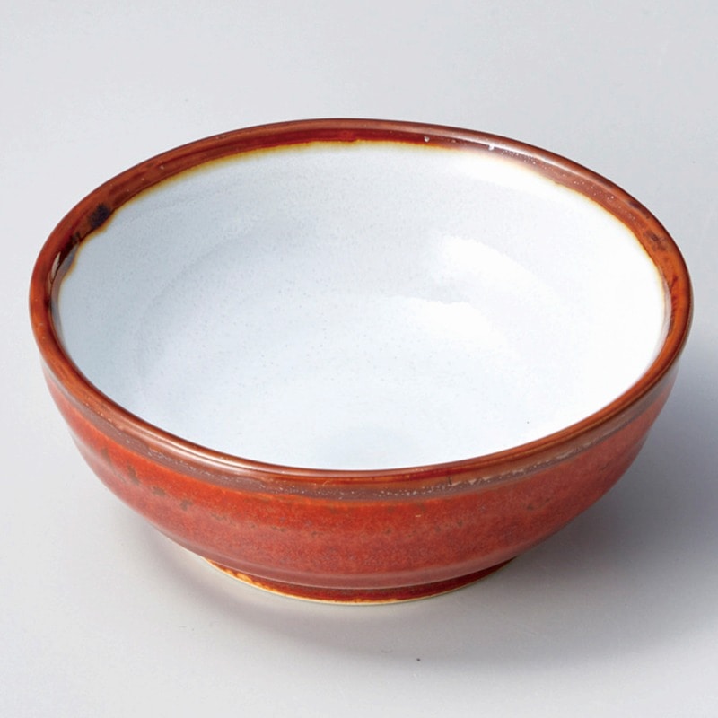 金正陶器 紅釉丸取皿 1個（ご注文単位1個）【直送品】
