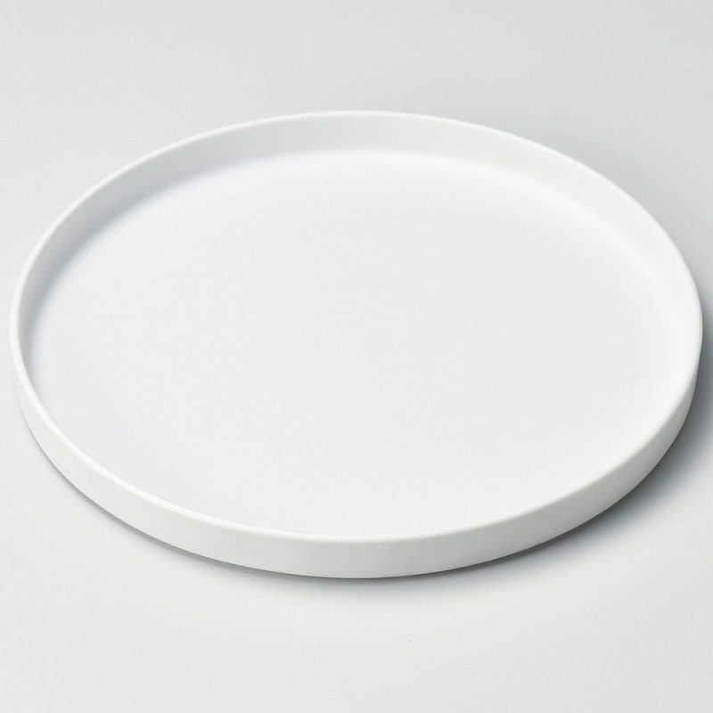 【直送品】金正陶器 シャインホワイト ２９㎝丸皿 1個（ご注文単位1個）