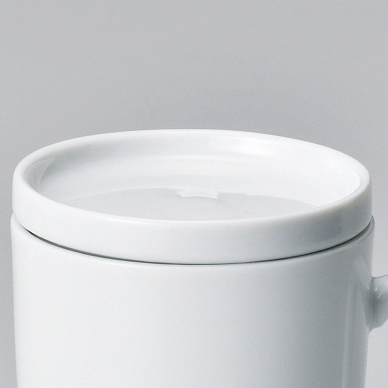金正陶器 白８０㎜蓋皿 1個（ご注文単位1個）【直送品】