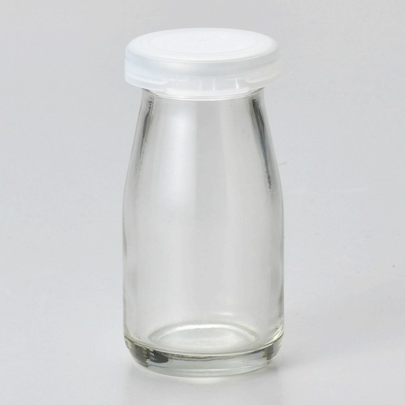 金正陶器 蓋付デザート瓶プリン（ガラス） 1個（ご注文単位1個）【直送品】