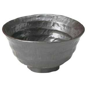 【直送品】金正陶器 鉄結晶ロクベ茶碗（小） 1個（ご注文単位1個）