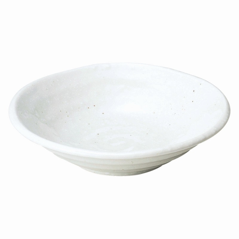 【直送品】金正陶器 ゆらり粉引き４.５寸深皿 1個（ご注文単位1個）